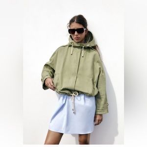 HOODED COTTON JACKET